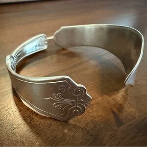 Silverware Bangle Bracelet